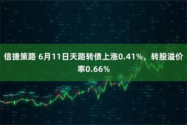 信捷策路 6月11日天路转债上涨0.41%，转股溢价率0.66%