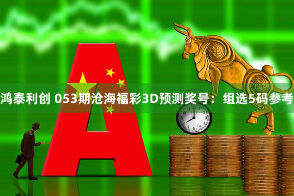 鸿泰利创 053期沧海福彩3D预测奖号：组选5码参考